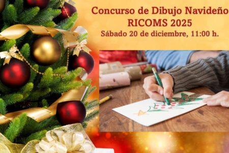 El 20 de diciembre, Concurso Navideño de Dibujo y Fiesta Infantil del RICOMS 2025