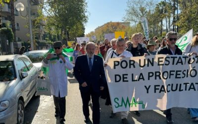 El colegio de Médicos muestra su apoyo a las protestas contra el borrador de Estatuto Marco