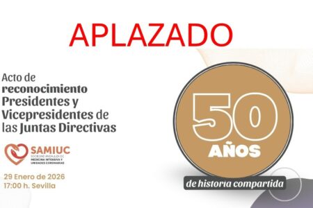 Aplazado el Acto de Reconocimiento de la SAMIUC a los presidentes y vicepresidentes de sus Juntas Directivas hasta nueva fecha