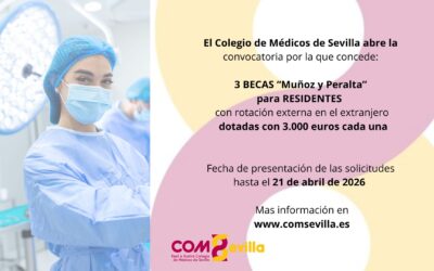 V Convocatoria de becas «Muñoz y Peralta» del RICOMS para residentes que vayan a realizar rotación externa en el extranjero