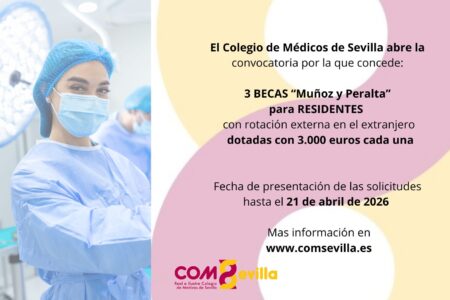 V Convocatoria de becas «Muñoz y Peralta» del RICOMS para residentes que vayan a realizar rotación externa en el extranjero