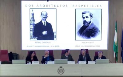 Homenaje a Aníbal González y Antoni Gaudí
