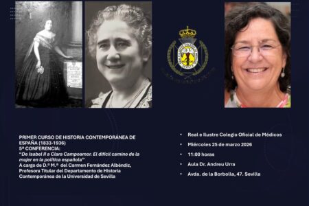 «El difícil camino de la mujer en la política española» centra la 5ª sesión del «Curso de Historia Contemporánea de España» organizado por la Vocalía de Médicos Séniors del RICOMS