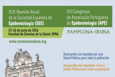 Pamplona acoge la XLIV Reunión Anual de la Sociedad Española de Epidemiología (SEE) el próximo mes de junio