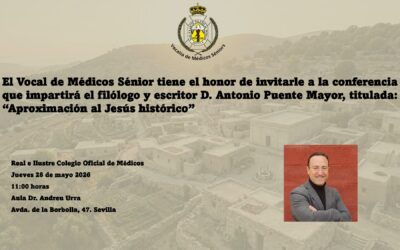 «Aproximación al Jesús histórico», conferencia de Antonio Puente Mayor en el RICOMS