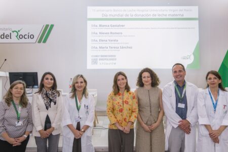 2.700 bebés han recibido leche del Banco Regional del Hospital Virgen del Rocío en sus 10 años de vida