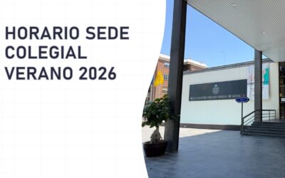 Horario de verano 2026 en la sede colegial
