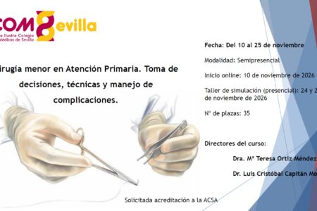 Curso de cirugía menor en Atención Primaria: toma de decisiones, técnicas y manejo de complicaciones